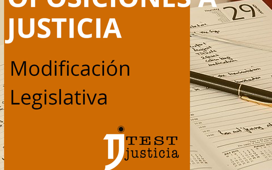 modificaciones temario oposiciones a justicia Ley 6/2020 reguladora de determinados aspectos de los servicios electrónicos de confianza