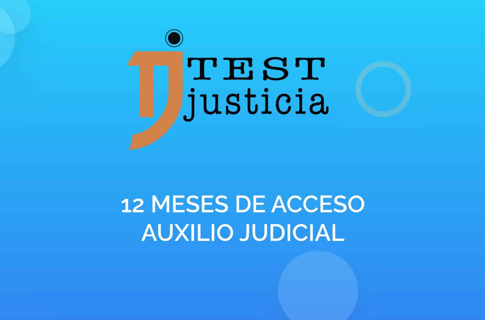 test online auxilio judicial